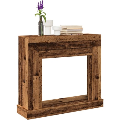 vidaXL Облицовка за камина старо дърво 100x30x87, 5 см инженерно дърво (854569)