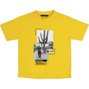 MAYORAL Тениска с къс ръкав desert getaway за момче Майорал в жълто