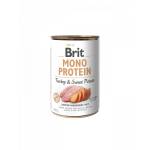 Brit Mono Protein Turkey & Sweet Potato със 70% прясно пуешко месо и 5% сладки картофи 400гр