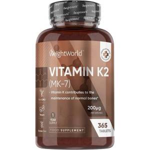 WeightWorld Vitamin K2, 200 g, 365 таблетки, Weight World (127261 WW)