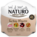 Krmivo pro kočky Naturo Adult Cat Turkey Mousse 85 g
