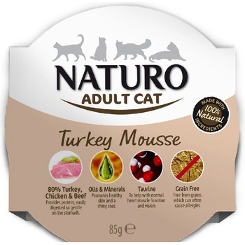 Naturo Adult Cat Turkey Mousse 85 g