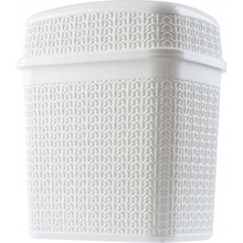 Kadax Odpadkový kôš 5 l biely