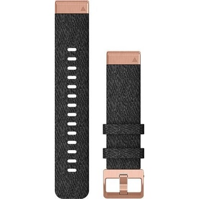 Púzdro QuickFit 20 Material Belt čierne / růžové burz přezky 010-12874-00