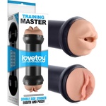 Lovetoy Traning Master Double Side Stroker Mouth and Pussy Flesh