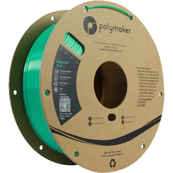 Polymaker PolyLite Silk PLA Green - 1, 75 mm / 1000 g (PA03011)