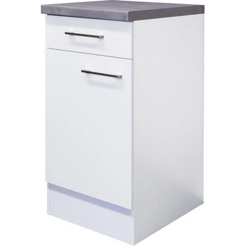 Flex-Well Kuchynská skrinka Joelina spodná, zásuvky + dvierka, 40 x 86 x 57,1 cm