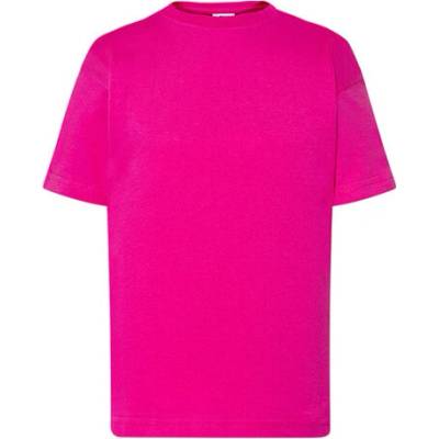 dětské tričko krátký rukáv JHK tmavě růžové