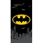 Jerry Fabrics Черна памучна детска кърпа 70x140 cm Batman "The Emblem" - Jerry Fabrics (25TW011)