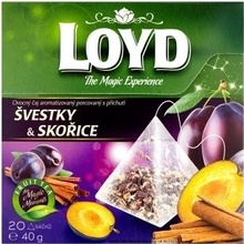 Loyd ovocný čaj s príchuťou slivky a škorice 20 x 2 g