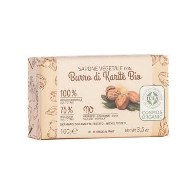 Iteritalia prírodné rastlinné mydlo s BIO maslom Karité 100 g