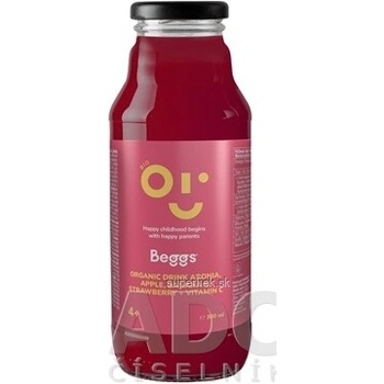 Beggs BIO NÁPOJ Aróniajablkobanán & jahoda s vitamínom C od ukonč. 4. mesiaca 300 ml