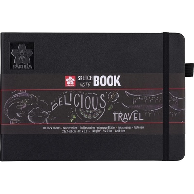 Sakura Sketch/Note Book Black Скицник 80 21 x 15 cm 140 g (94141004)