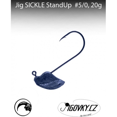 JigovkyCZ Jigová hlava Sickle StandUP vel.5 20g 5 ks