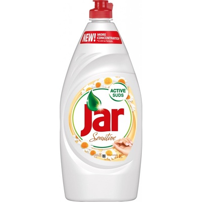 Jar Sensitive prostriedok na umývanie riadu Chamomile & Vitamin E 900 ml