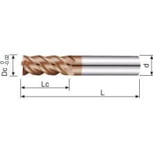 OSL Fréza tvrdokovová hpc 4-břitá 5,00x13x50 altisin, 62hrc