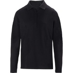 Neoblu 4396 OWEN LSL MEN / Мъжка поло риза с дълъг ръкав от пике - тъмночерна M (244396n1102)