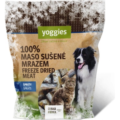 Yoggies Mrazem sušené lyofilizované šproty 85 g
