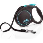 flexi Black Design повод L до 50кг, 5м лента - синя