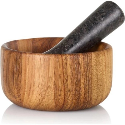 Adhoc Hmoždíř Taru, dřevo akácie/žula 13 cm