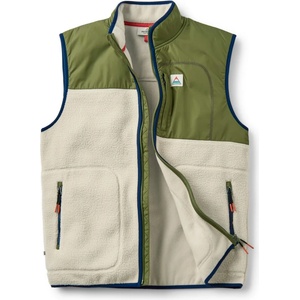 Passenger Мъжки поларен елек Passenger Offgrid Recycled Sherpa Fleece Vest Fleece vest - Oatmeal / Khaki (032-1641-0313)