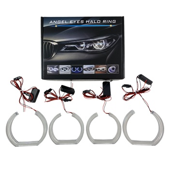 Диодни Ангелски Очи за BMW E90 - U-Design Crystal бели (U6131)