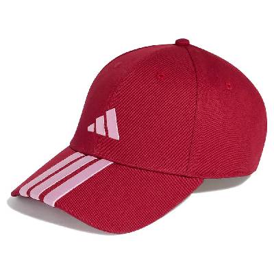 Бейзболна шапка Adidas 3 Stripes New Logo baseball cap - Red (Active Maroon / Clear Pink)
