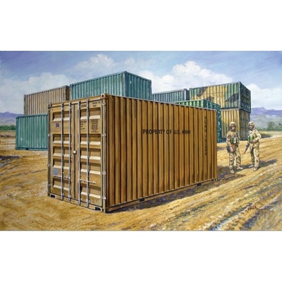 Italeri Model Kit doplňky 6516 20 ' MILITARY CONTAINER 33-6516 1:35