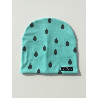IceDress čepice Kapky tyrkys