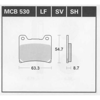 Image 1 of TRW MCB 530 LF (mcb530lf)