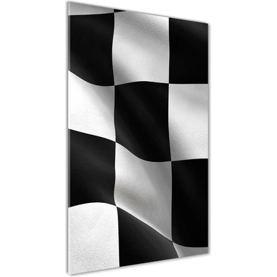 Vertikálny foto obraz sklenený Vlajka ciele 50x100 cm