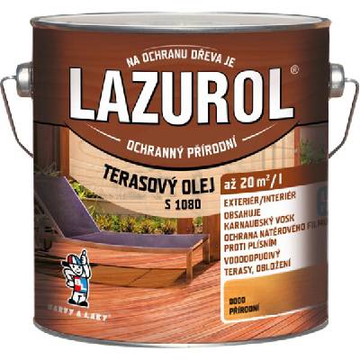 Lazurol s1080 terasový olej bezbarvý, 2,5 l