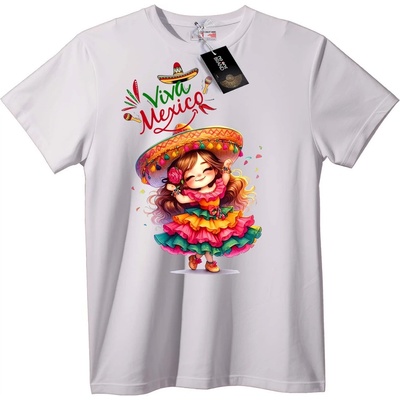 NOONEBRAND Тениска Мексиканско Момиче - 5XL, Black