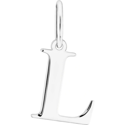Gemmax Přívěsek písmeno L bílé zlato tiskací GUPWN 43531