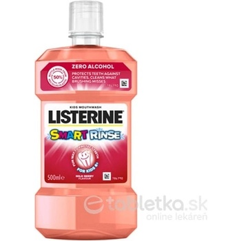 Listerine Smart Rinse Berry detská ústna voda 500 ml