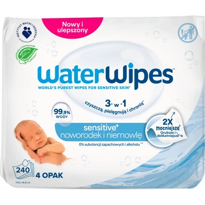 WaterWipes OBRUSKY VLHCENE 4 x 60 ks