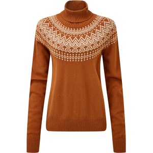 Sherpa Дамски вълнен пуловер Sherpa Women's Camkilo Roll Neck Sweater Jumper - Mocha - размер XS (105-6749-0311)