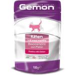 Gemon cat chunkies kitten with chicken - Пауч за подрастващи котета с Пиле - 100гр