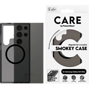 Panzer Калъф CARE - Smokey, Galaxy S24 Ultra, Qi, черен (5715685012310)