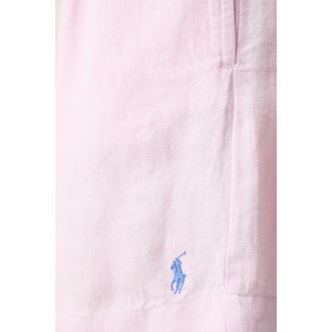 Ralph Lauren къс панталон дамски от лен LINEN-WVN-SHORTS (211A12950007)