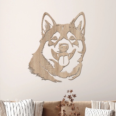 dřevo života Dřevěná dekorace SHIBU INA Rozměry (cm): 50x60, Zvolte barvu dekoru: Dub Sonoma