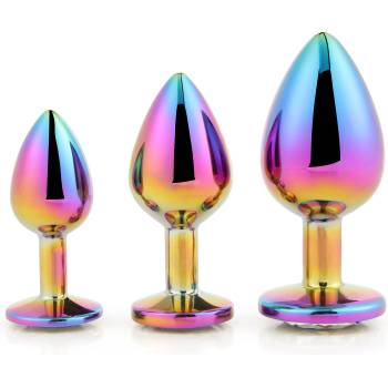 Image 1 of DreamToys Gleaming Love Plug Multicolour Set