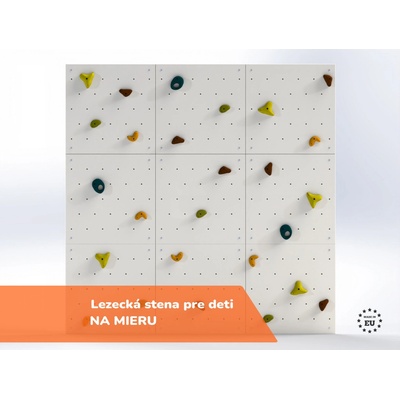 TetisWood lezecká stena pre deti na mieru 75cm x 75cm