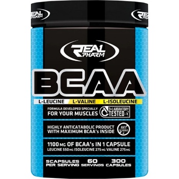 Image 1 of REAL PHARM BCAA Caps [300 капсули]