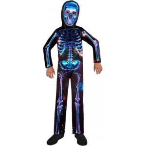 Amscan Детски карнавален костюм Amscan Neon Skeleton Boy 6-8 години