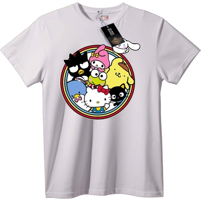 NOONEBRAND Тениска Hello Kitty и приятели - XL, White