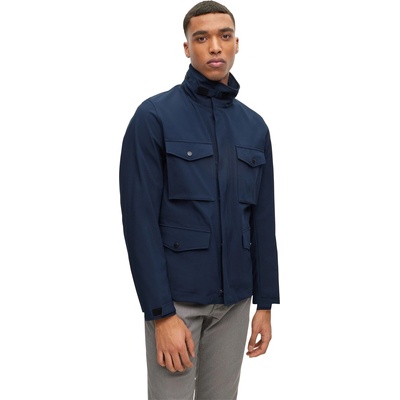 Boss Men's P Cardello Trench Coat - Dark Blue