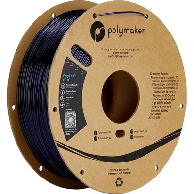 Polymaker PA02005 PolyLite PLA 1.75 mm 1000 g modrá