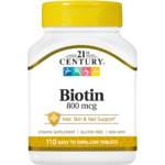 21st Century Biotin 800 mcg [110 Таблетки]