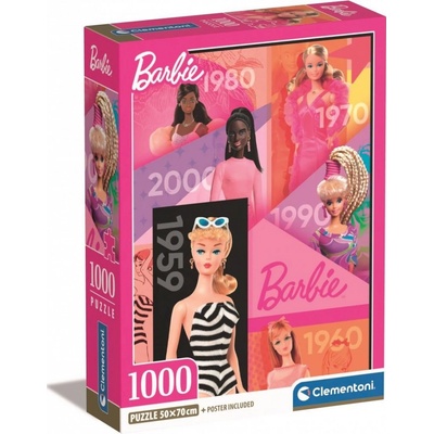 Clementoni 65 let Barbie 1000 dielov